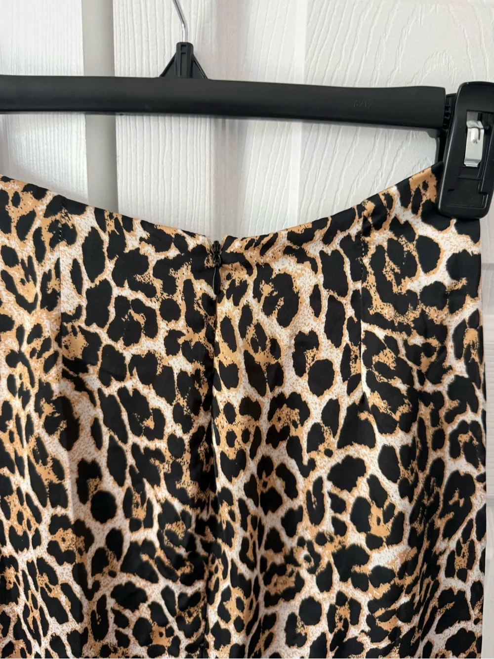 superdown Leopard Print Asymmetrical Ruffle Midi Skirt - Brown/Black